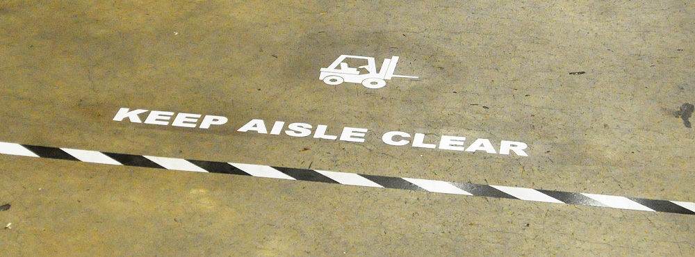 Keep Aisle Clear Lean Floor