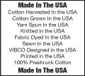 VIBCO T-Shirts are Made in the USA with USA Cotton.