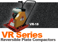 VR Series Reversible plate compactors
